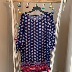 2/$15 BChop- Large blue/ red dress